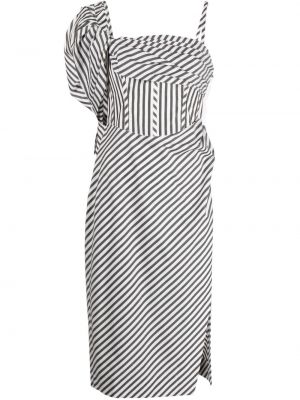 Ασύμμετρη μίντι φόρεμα Carolina Herrera