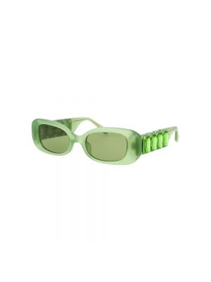 Okulary przeciwsłoneczne Linda Farrow zielone