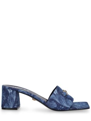 Mules Versace bleu