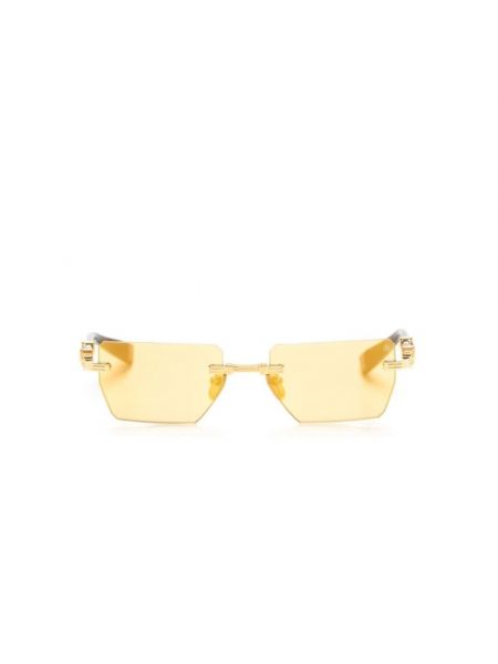 Okulary przeciwsłoneczne Balmain żółte