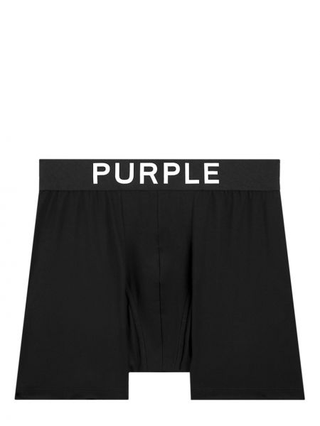 Mustriline puuvillased bokserid Purple Brand