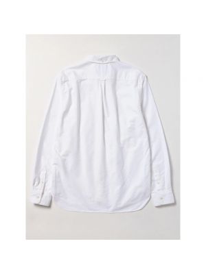 Camisa de algodón Beams Plus blanco