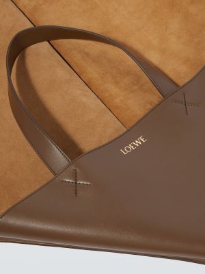 Τσάντα shopper Loewe καφέ