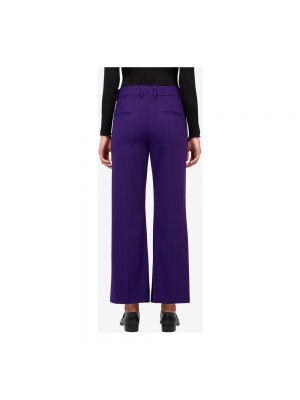 Pantalones rectos de tela jersey True Royal violeta