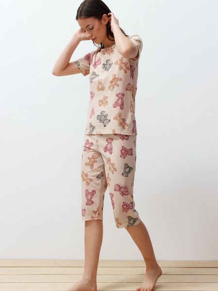 Плетена памучна пижама Trendyol