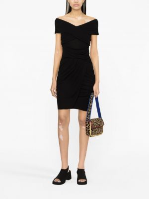 Drapované večerní šaty Dvf Diane Von Furstenberg černé
