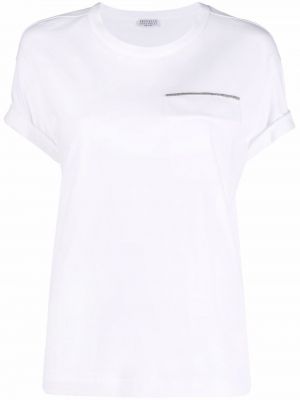 Camiseta Brunello Cucinelli blanco