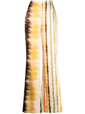 Zvonové kalhoty Silvia Tcherassi - bílá