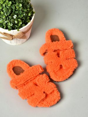 Otthoni papucs Fox Shoes narancsszínű