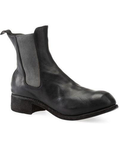 Kožené chelsea boots Guidi 1896 čierna