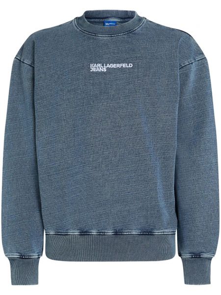 Sweatshirt Karl Lagerfeld Jeans blå