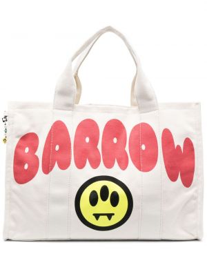 Nákupná taška s potlačou Barrow biela