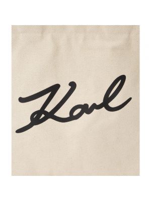 Bolso shopper Karl Lagerfeld beige