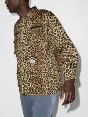 Chemise à imprimé à imprimé léopard Wtaps