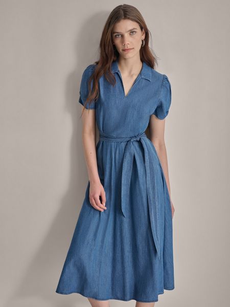 Mini vestido Dkny azul