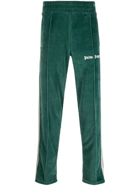 Спортивні брюки з логотипом Palm Angels, зелені