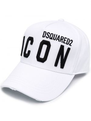 Cappello con visiera Dsquared2 bianco