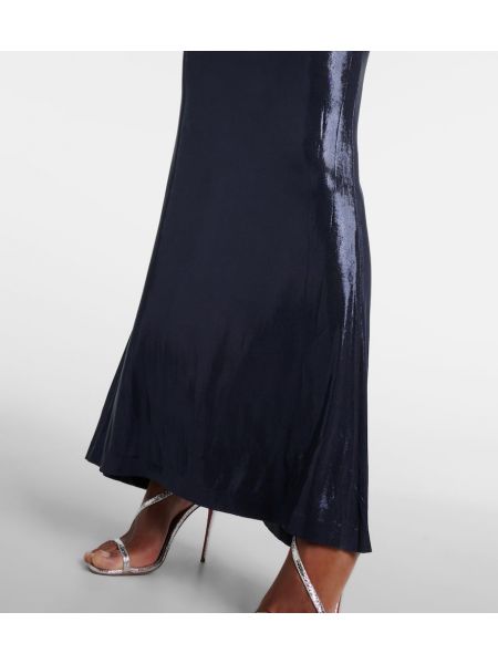 Μάξι φόρεμα Norma Kamali μπλε