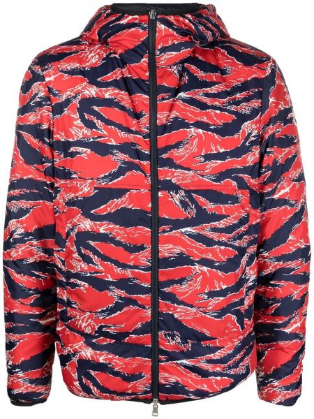 Beidseitig tragbare daunenjacke mit print Moncler