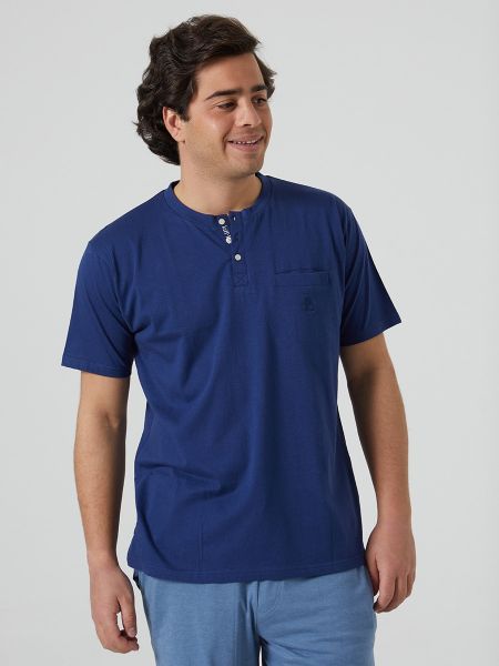 Camiseta manga corta Kiff-kiff azul