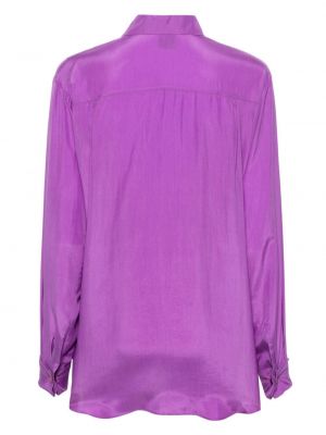 Šilkinė marškiniai Alysi violetinė