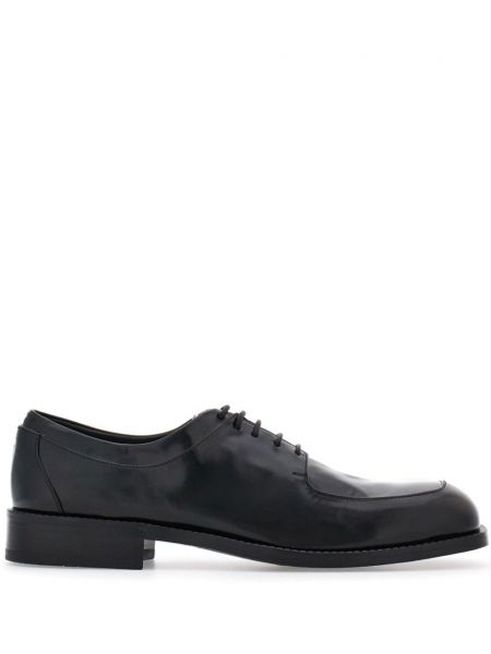 Обувки в стил дерби Ferragamo черно