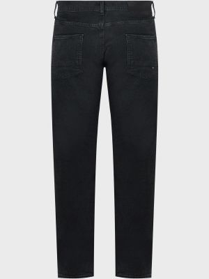 Черные прямые джинсы Tommy Hilfiger
