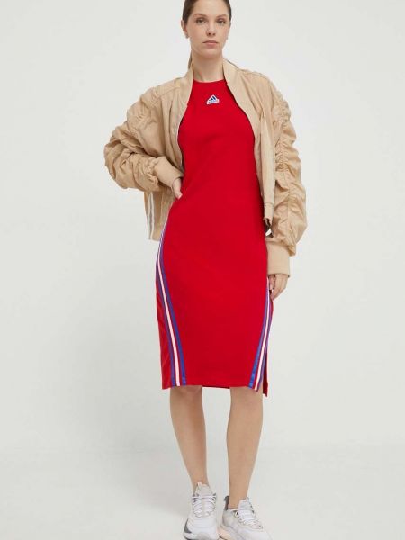 Mini haljina Adidas crvena