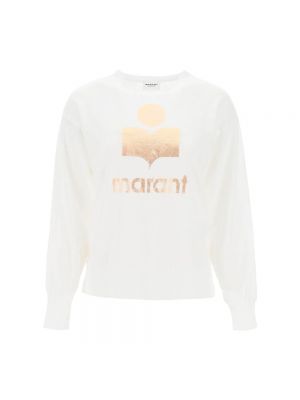 T-shirt mit print mit langen ärmeln Isabel Marant Etoile weiß
