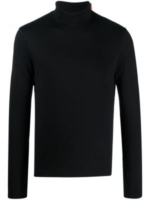 Памучен пуловер Acne Studios черно
