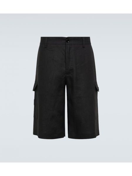 Linned cargo shorts Dolce&gabbana sort