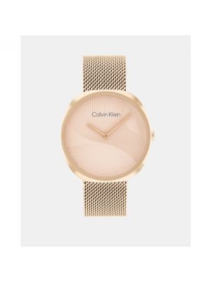 Relojes de malla Calvin Klein rosa