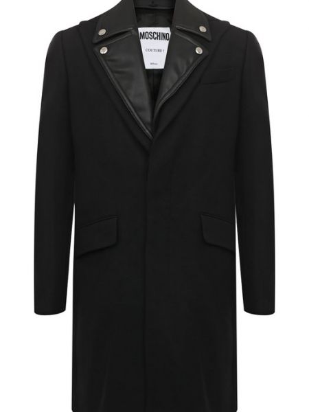 Пальто Moschino черное