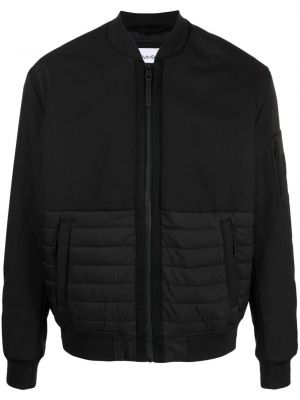 Bomber jakna z zadrgo Calvin Klein črna