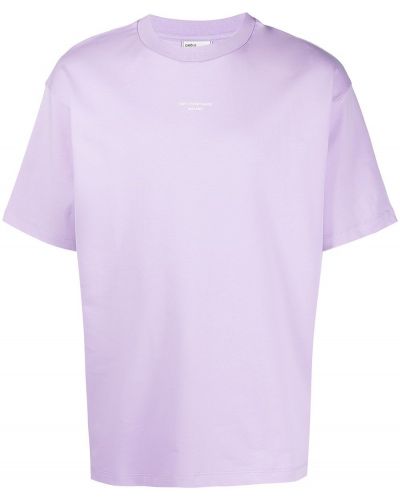 Camiseta con estampado Drôle De Monsieur violeta