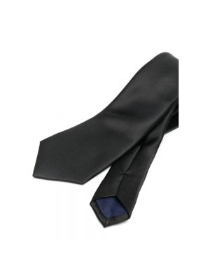Jedwabny krawat Corneliani czarny