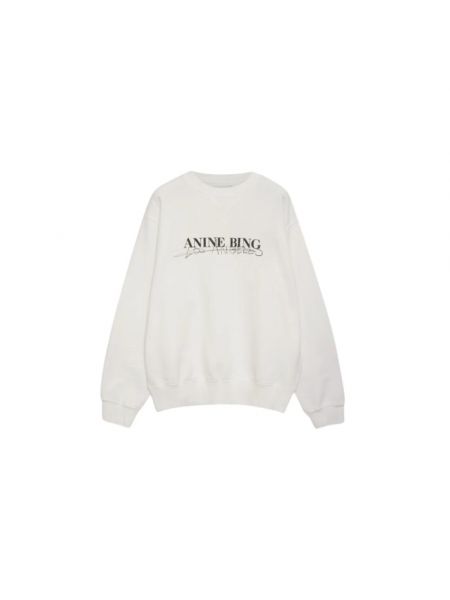 Oversize sweatshirt Anine Bing weiß