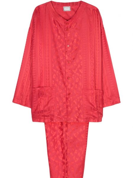 Costum din jacard Versace Pre-owned roșu