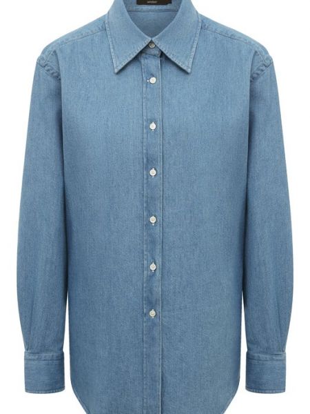 Джинсовая рубашка Windsor голубая