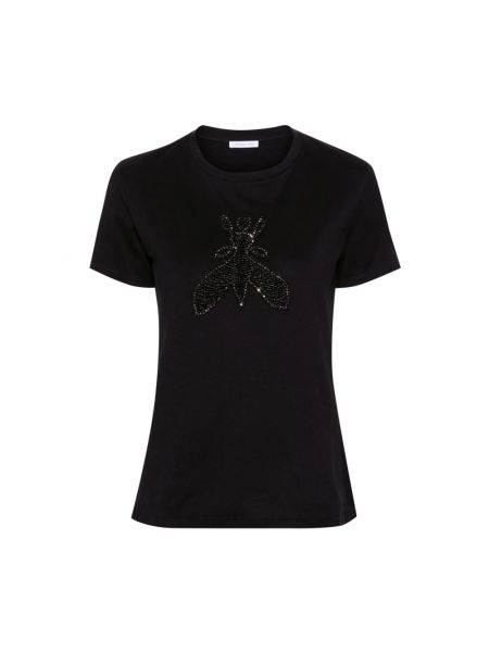 T-shirt mit rundem ausschnitt Patrizia Pepe schwarz