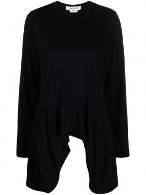 Asimetriškas vilnonis megztinis Comme Des Garçons juoda