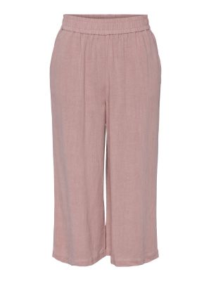 Pantaloni Pieces roz