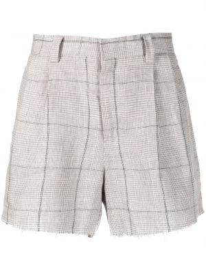 Sjekket shorts Viktor & Rolf grå