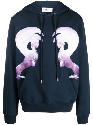 Hoodie Lanvin blå