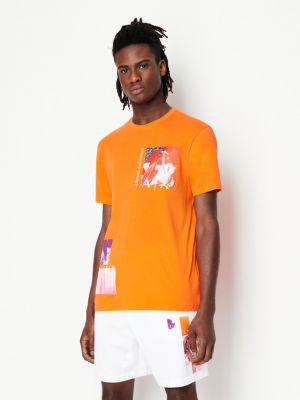 T-shirt Armani Exchange orange