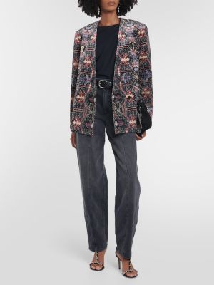 Jacke aus baumwoll mit print Isabel Marant