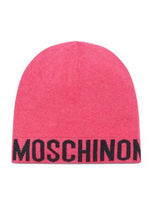 Čepice Moschino růžový