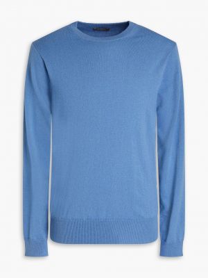 Кашемировый свитер N.peal синий