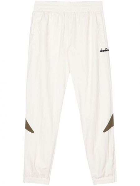 Спортни панталони бродирани Diadora бяло