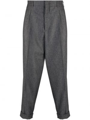 Pantaloni di lana Brunello Cucinelli grigio